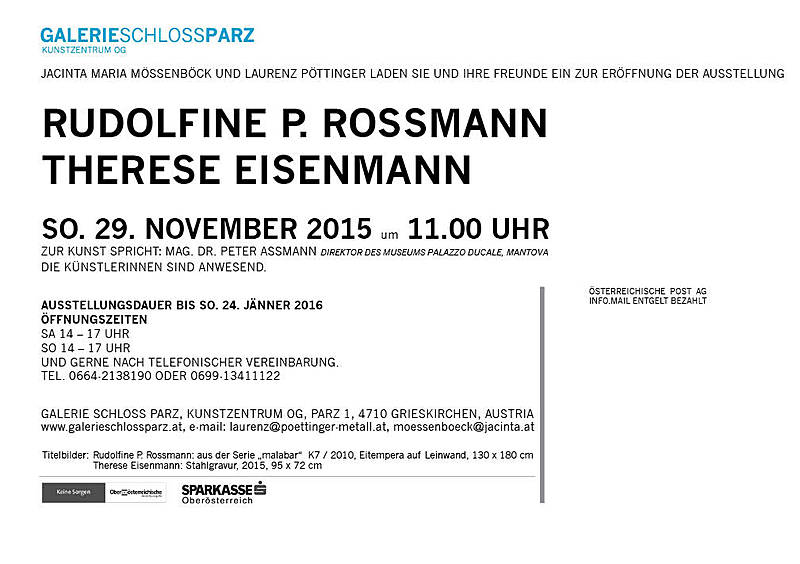 RUDOLFINE P. ROSSMANN THERESE EISENMANN
